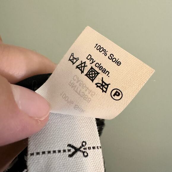 Madewell Romper Womens Medium Kimono in Tidalwave Aztec SOIE Silk Wrap Tie Black - Picture 10 of 11